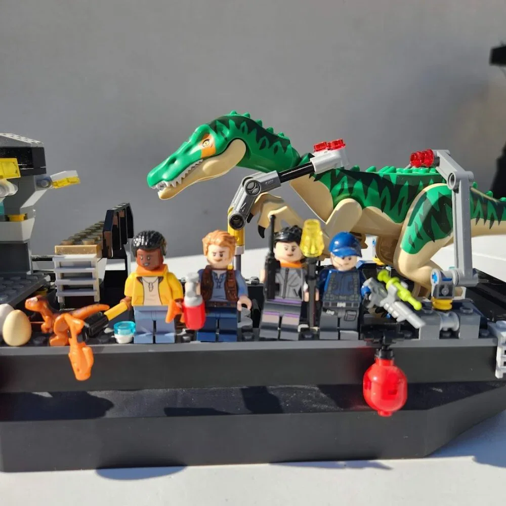 LEGO Jurassic World Park Baryonyx Dinosaur Boat Escape 76942 Building Set Toy Se